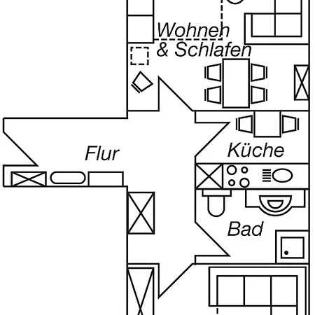 Lejlighed Objekt-nr 64 - - Wiekstrasse Priwall